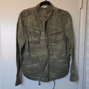LOFT Camouflage Utility Jacket